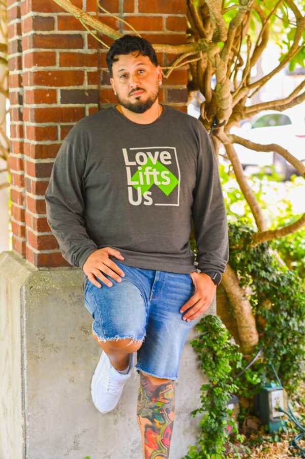 Love Lifts Us Long Sleeve Shirt (Grey)